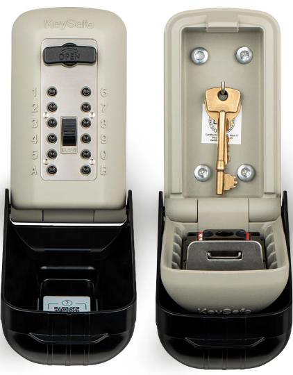 Key safe fitted